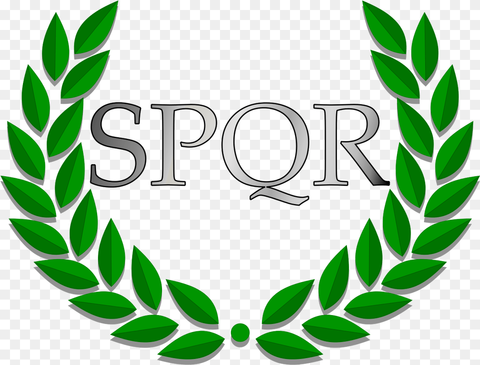 Green Laurel Wreath, Emblem, Symbol, Logo, Leaf Free Png Download