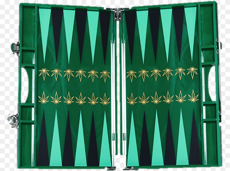 Green Leaf Backgammon Set Gate, Door Free Transparent Png