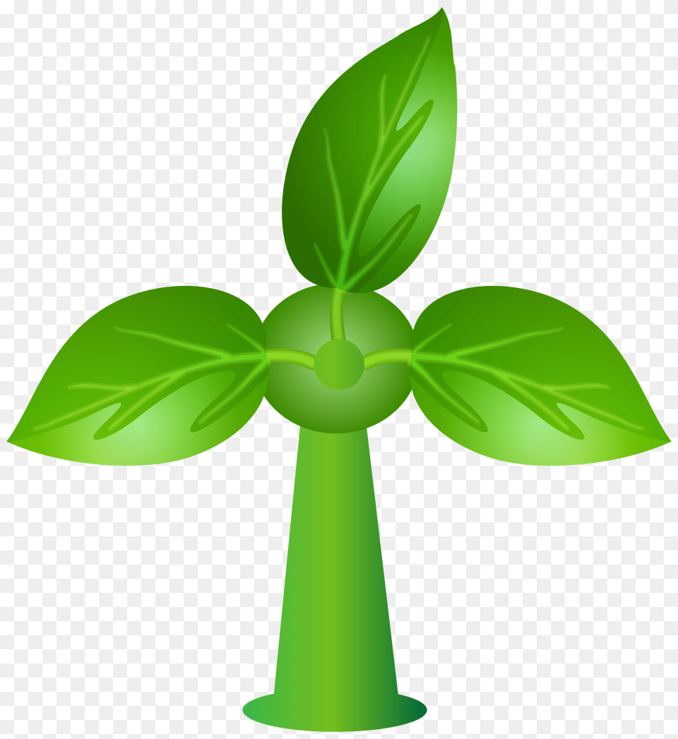 Green Leaves Wind Turbine Clip Art, Herbal, Herbs, Leaf, Mint Free Transparent Png