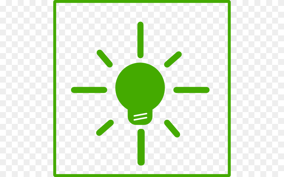 Green Light Bulb Energy Icon Clip Art Png Image