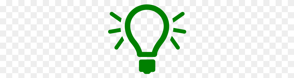 Green Light Bulb Icon Free Png Download