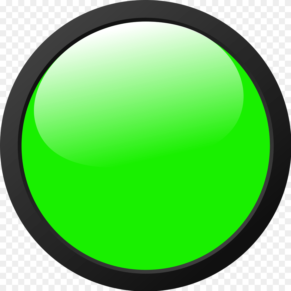 Green Light Icon, Sphere, Traffic Light Free Png Download