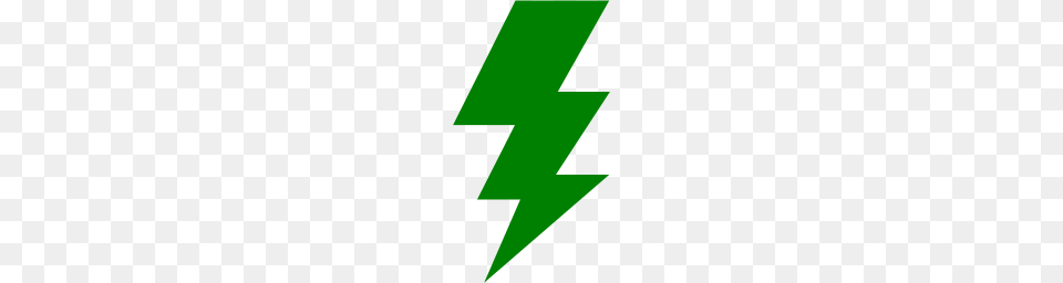 Green Lightning Bolt Icon Png Image