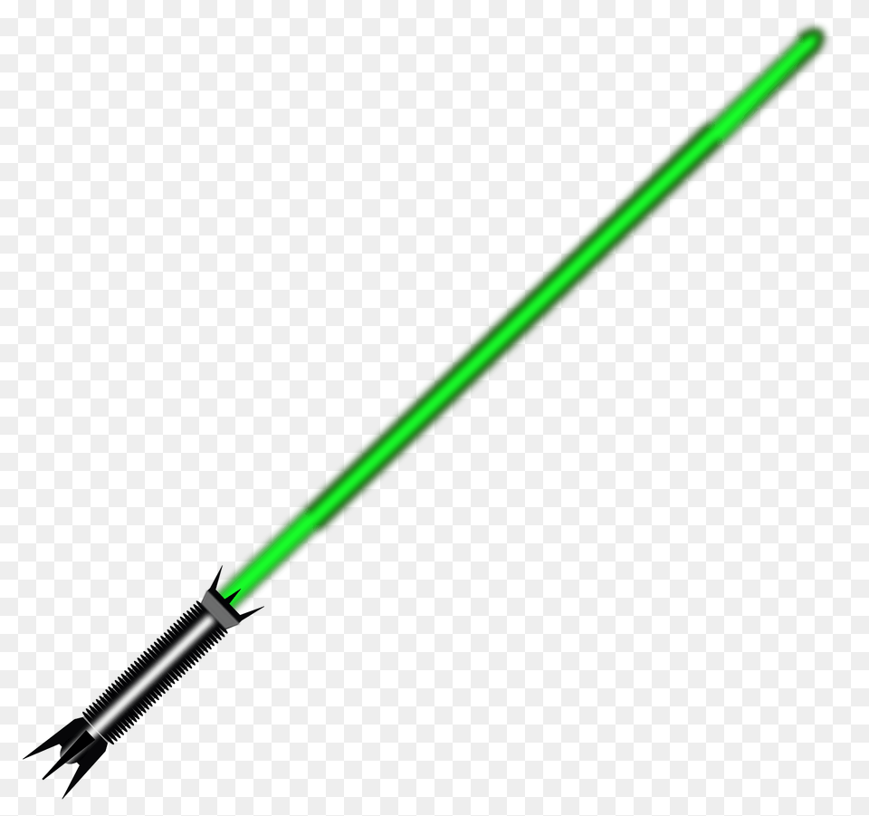 Green Lightsaber Clipart, Weapon, Blade, Dagger, Knife Png