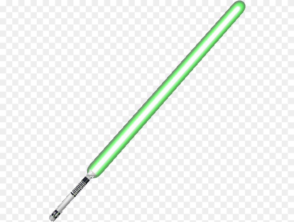 Green Lightsaber Green Lightsaber, Sword, Weapon, Light, Baton Free Png