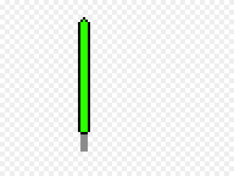 Green Lightsaber Pixel Art Maker, Cutlery Free Png Download