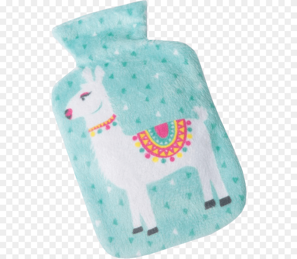 Green Llama Pocket Hot Water Bottle Is Gift Llama, Home Decor, Rug, Applique, Pattern Png