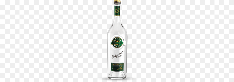 Green Mark Traditional Russian Vodka Russian Vodka Green Mark, Alcohol, Beverage, Gin, Liquor Png Image