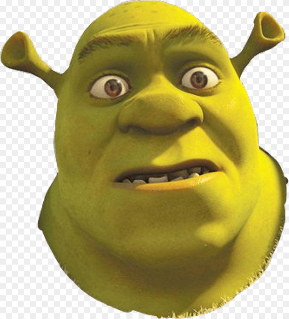 Green Meme Funnymemes Cute Shrek Forever After Poster, Baby, Person, Head Free Png