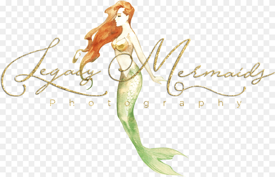 Green Mermaid Illustration, Book, Publication, Animal, Dinosaur Free Png Download