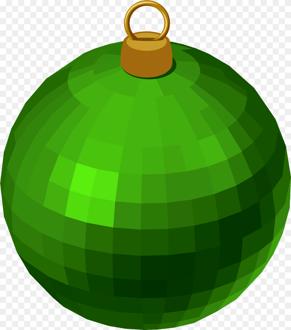Green Modern Christmas Ball Clipart Green Christmas Ball, Sphere, Ammunition, Weapon, Grenade Free Png