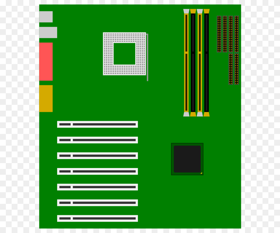 Green Motherboard Example, Electronics, Hardware, Computer Hardware, Scoreboard Png Image