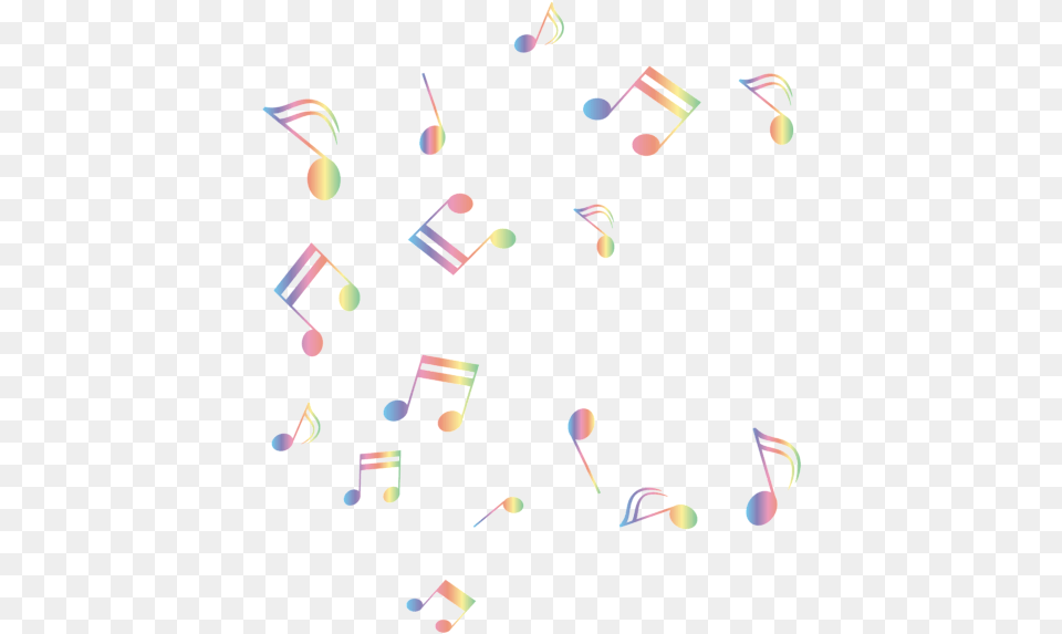Green Music Note No Background, Paper, Confetti Free Png Download