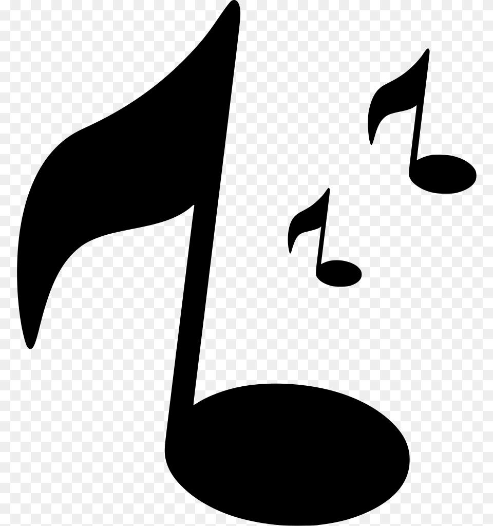 Green Music Notes, Gray Free Png