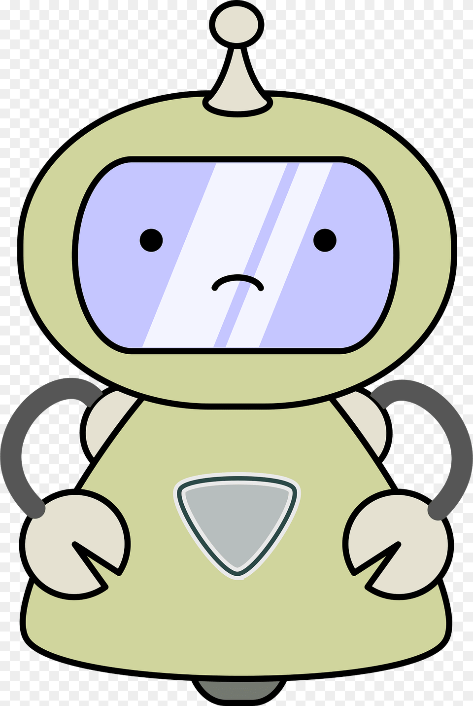 Green Neutral Robot Clipart Free Png Download