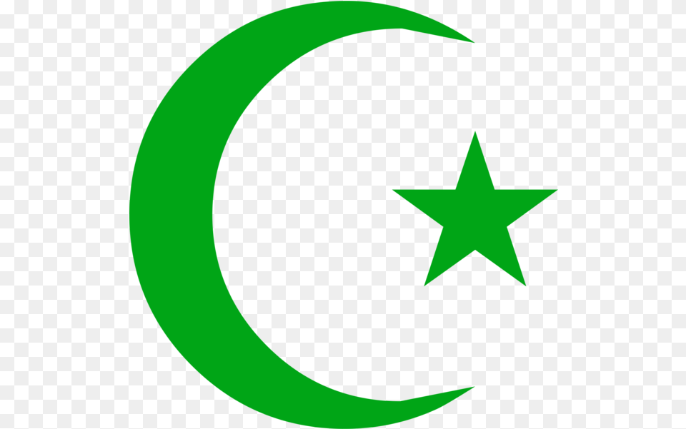 Green New Moon Pakistan Flag Moon And Star, Star Symbol, Symbol, Nature, Night Free Png