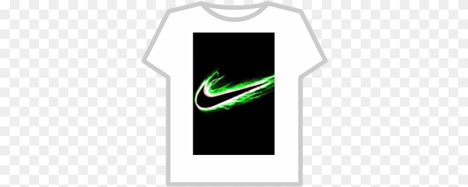 Green Nike Logo T Roblox R Logo T Shirt, Clothing, T-shirt Png Image