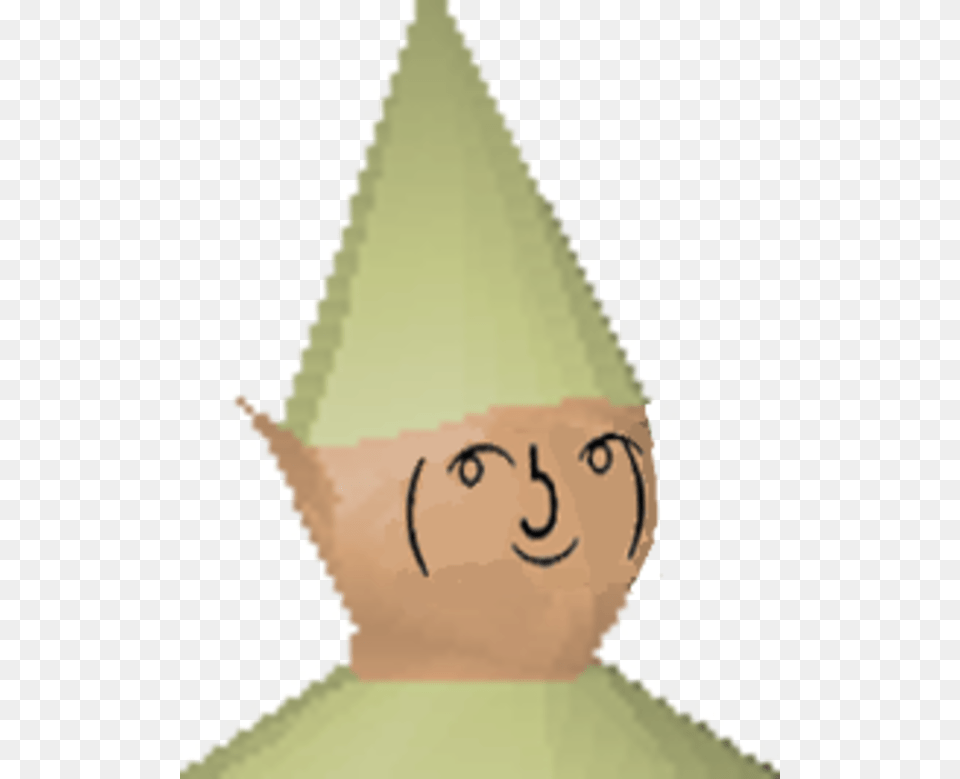 Green Nose Party Hat Runescape Gnome, Clothing, Party Hat, Person, Face Free Transparent Png