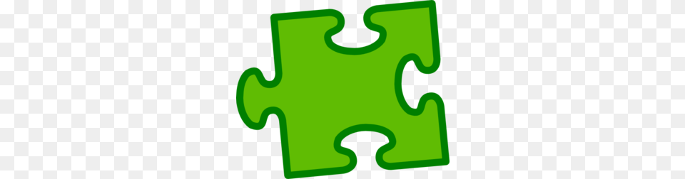 Green On Green Puzzle Piece Clip Art, Game, Jigsaw Puzzle Png Image