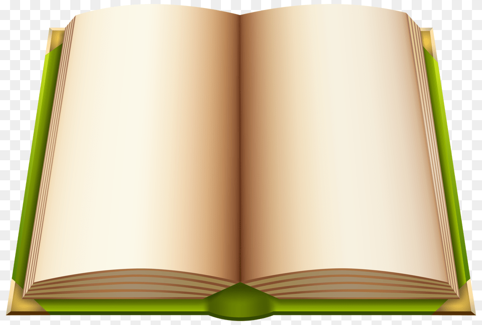 Green Open Book Clipart, Page, Publication, Text Free Transparent Png