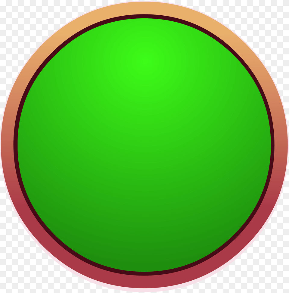 Green Outlined Circle Clipart, Sphere, Oval Free Png Download