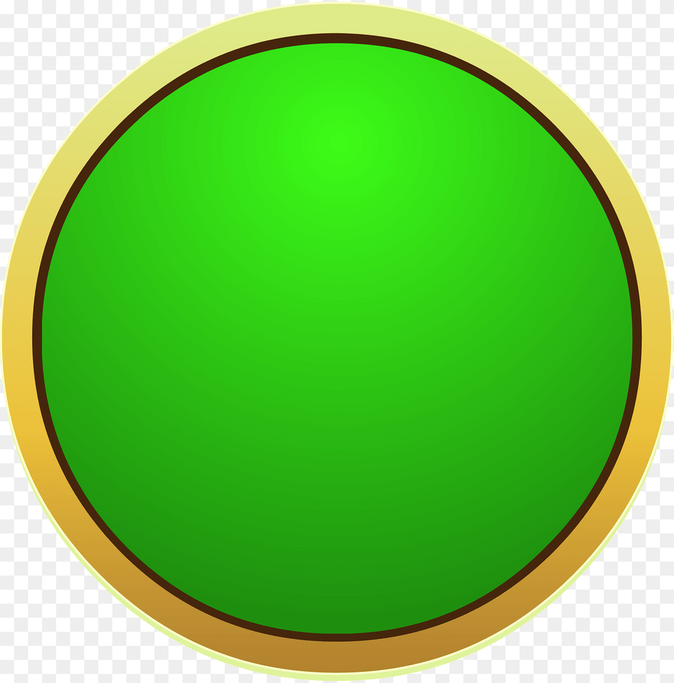 Green Outlined Circle Clipart, Sphere, Oval Free Png Download