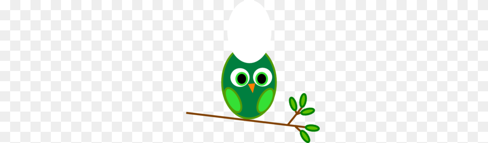 Green Owl Branch Clip Art, Egg, Food Free Png