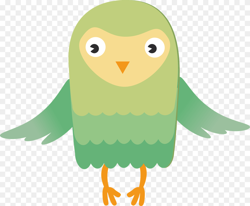 Green Owl Clipart, Animal, Beak, Bird, Parakeet Free Transparent Png