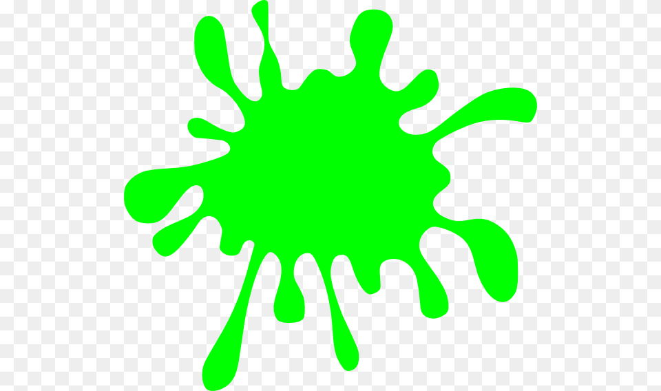 Green Paint Splatter, Stain Png Image