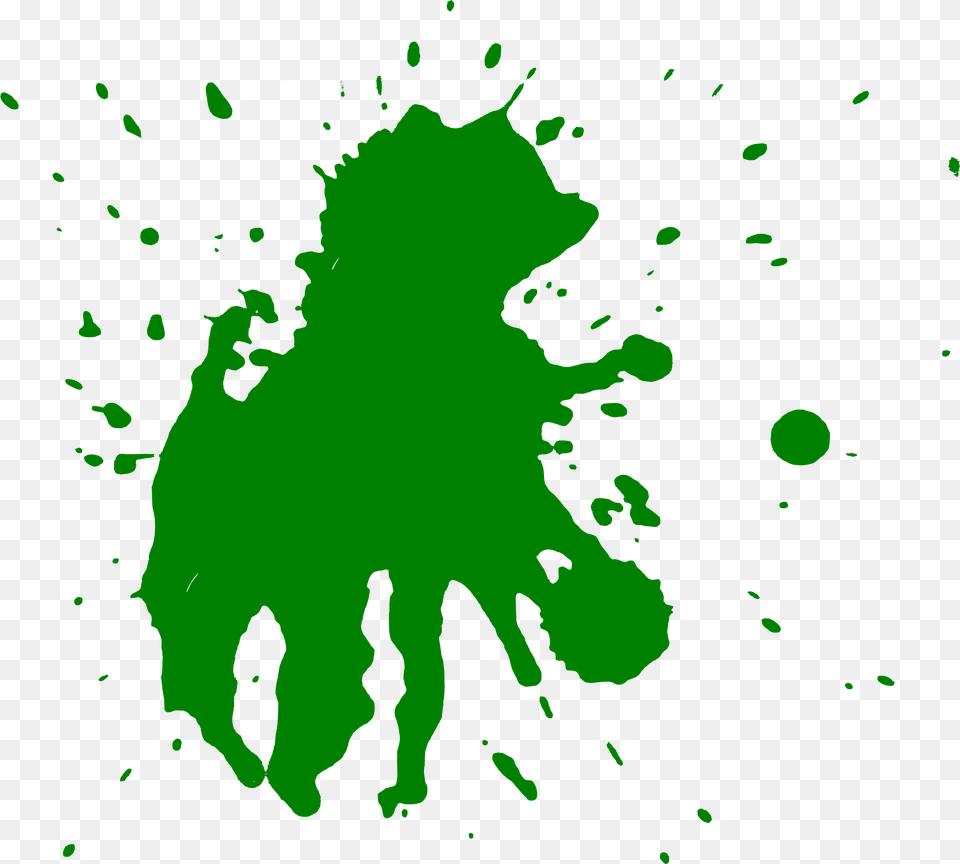 Green Paint Splatters Green Paint Splatter, Person, Animal, Sea Life, Invertebrate Free Transparent Png