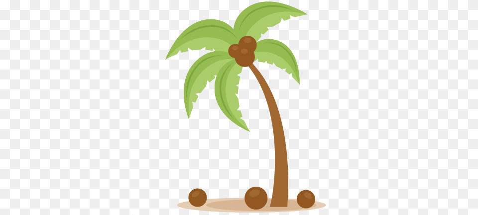 Green Palm Trees Island Silhouette Vector, Palm Tree, Plant, Tree, Food Png