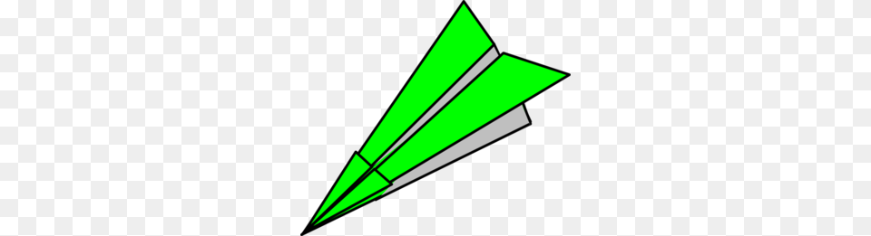 Green Paper Plane Clip Art, Arrow, Arrowhead, Weapon, Blade Png Image