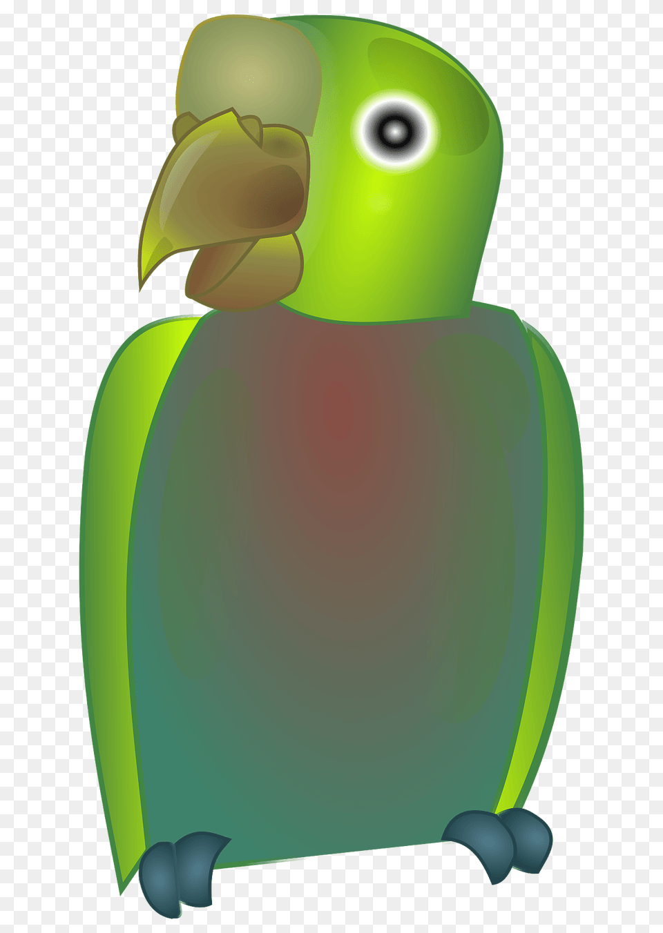 Green Parrot Clipart, Animal, Bird, Parakeet, Beak Png Image
