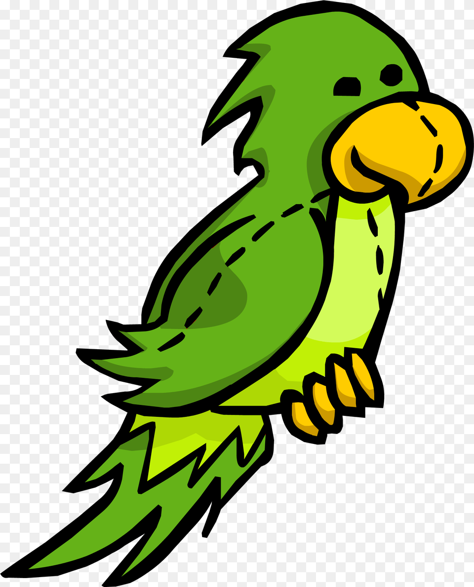 Green Parrot Club Penguin Wiki Captain Rockhopper Club Penguin, Animal, Bird, Parakeet, Baby Free Png