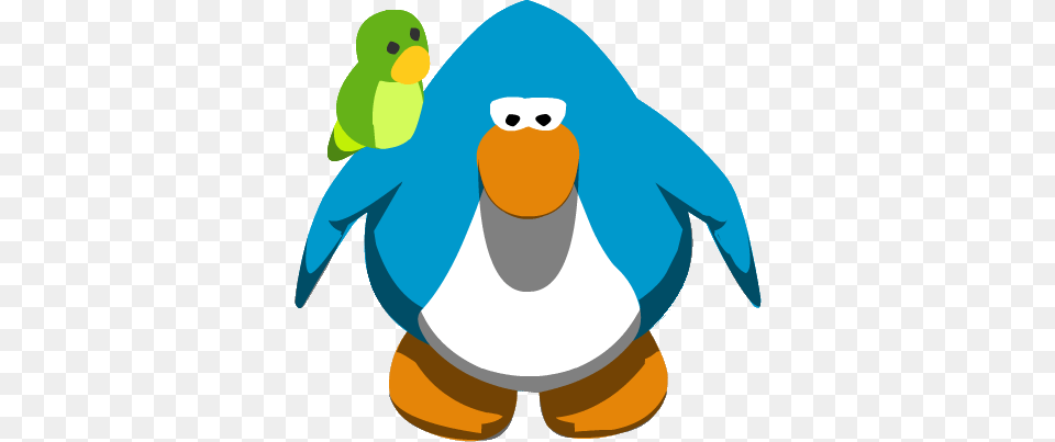 Green Parrot Ig Club Penguin Penguin, Animal, Bird, Bear, Mammal Png