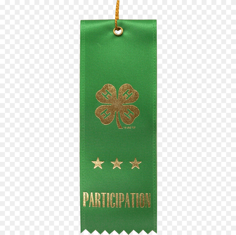 Green Participation Ribbon Participation Ribbon, Book, Publication, Text Png Image