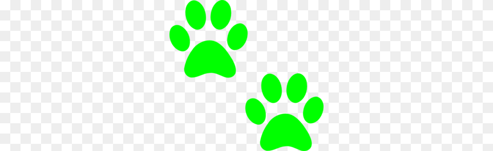 Green Paw Prints Clip Art, Footprint Free Transparent Png