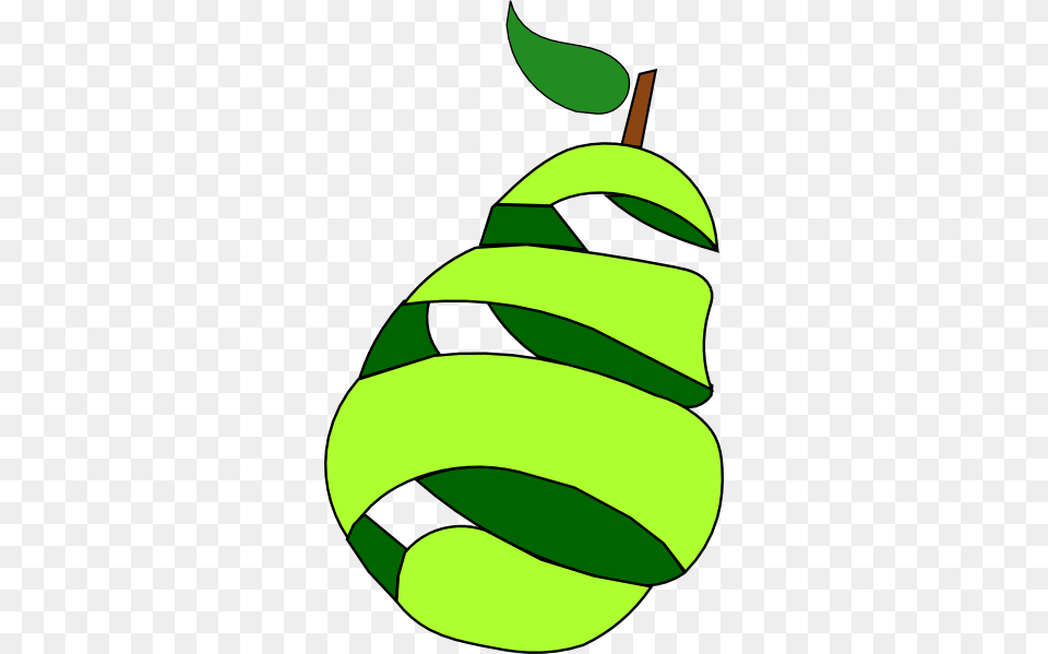 Green Pear Metro Clip Art, Food, Produce, Plant, Fruit Png Image