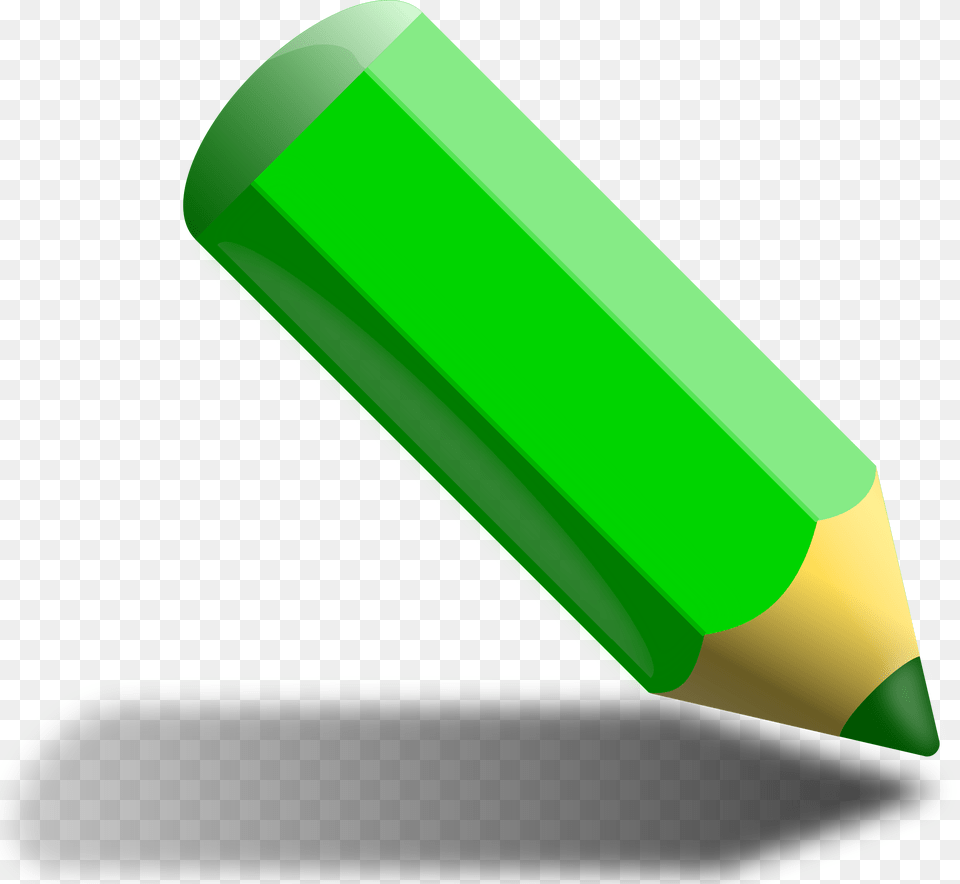 Green Pencil Icons Free Png