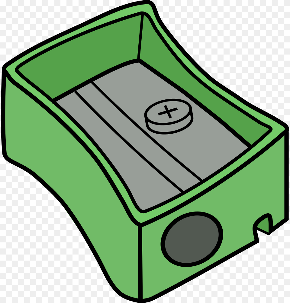 Green Pencil Sharpener Pencil Sharpener Clipart, Device, Grass, Lawn, Lawn Mower Free Png Download