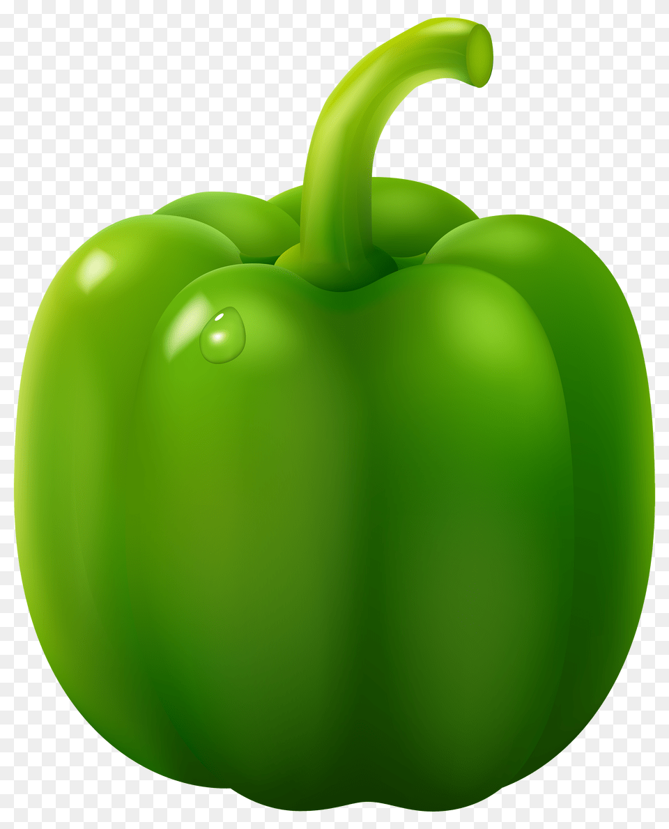 Green Pepper Clipart, Bell Pepper, Food, Plant, Produce Png Image