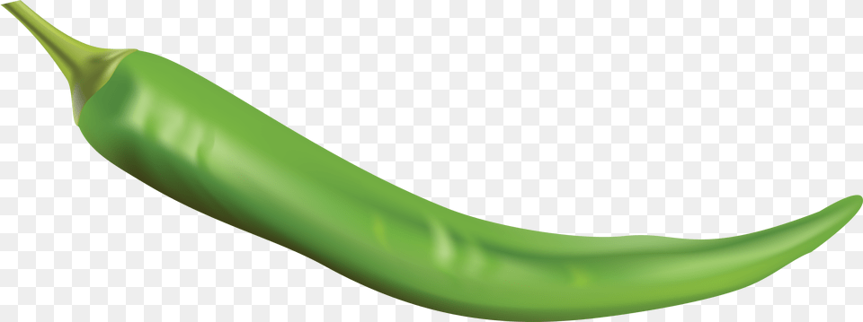 Green Pepper Clip Art Image Green Chili Pepper, Food, Produce Free Png Download