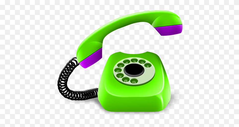 Green Phone Icon, Electronics, Dial Telephone, Device, Grass Free Png