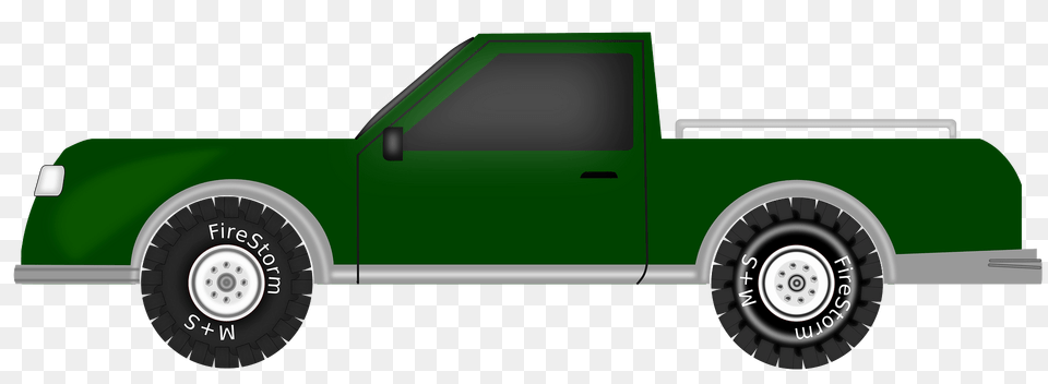 Green Pickup Truck Clipart, Pickup Truck, Transportation, Vehicle, Car Free Transparent Png