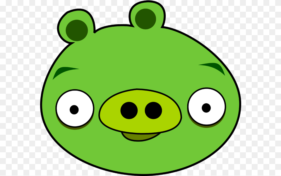 Green Pig Angry Birds Character Transparent Background Pig Angry Bird, Animal, Fish, Sea Life, Shark Free Png