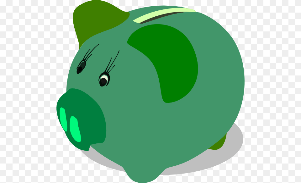 Green Piggy Bank Clipart, Piggy Bank, Animal, Fish, Sea Life Free Transparent Png