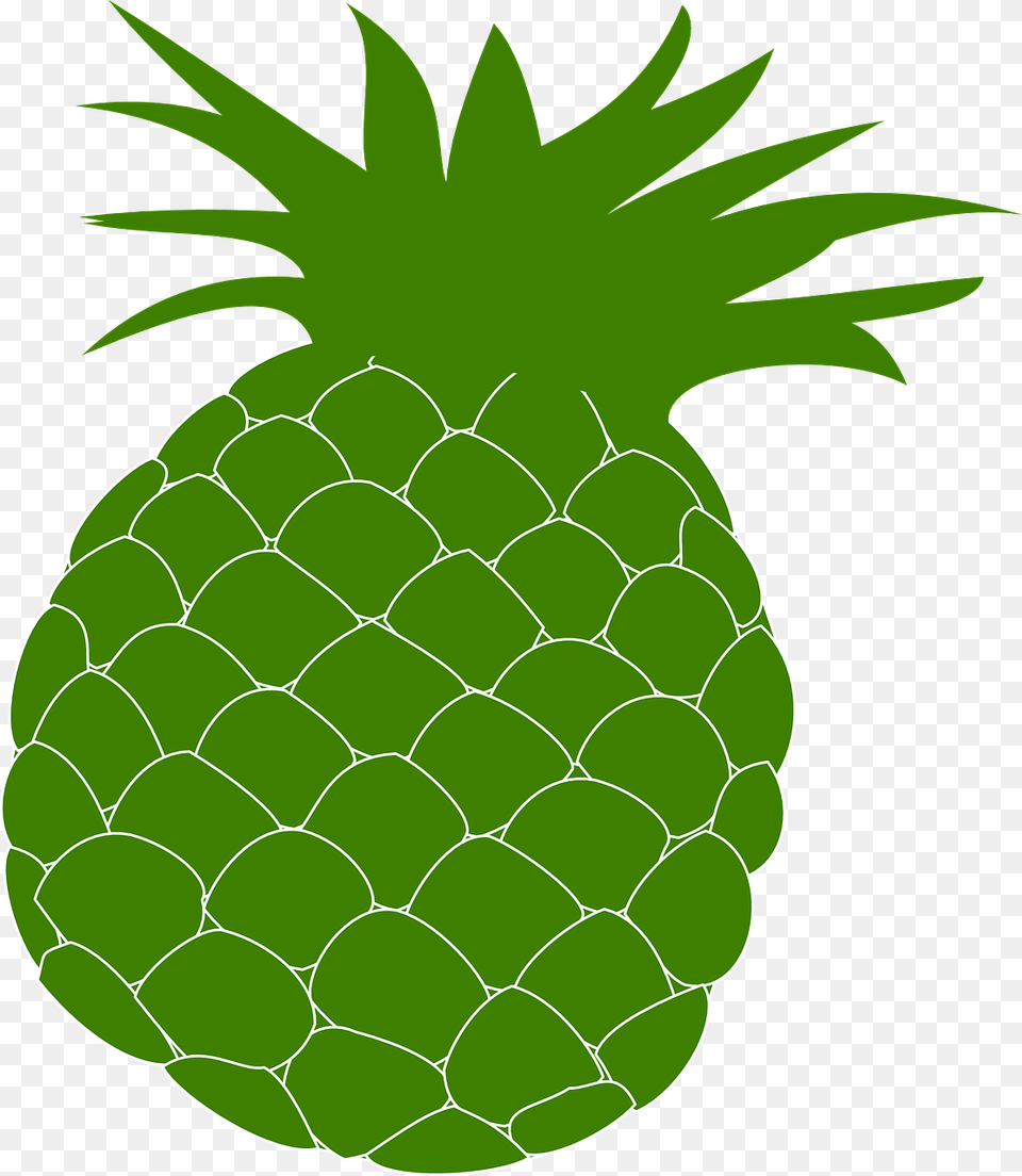 Green Pineapple Clipart, Food, Fruit, Plant, Produce Png