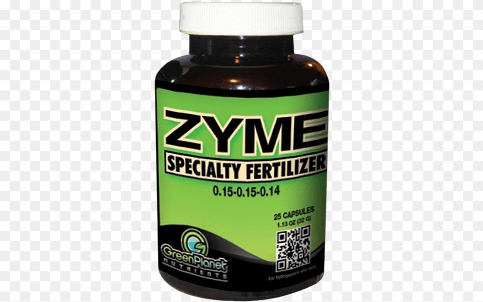 Green Planet Zyme 10 Caps, Qr Code, Bottle, Astragalus, Flower Free Transparent Png