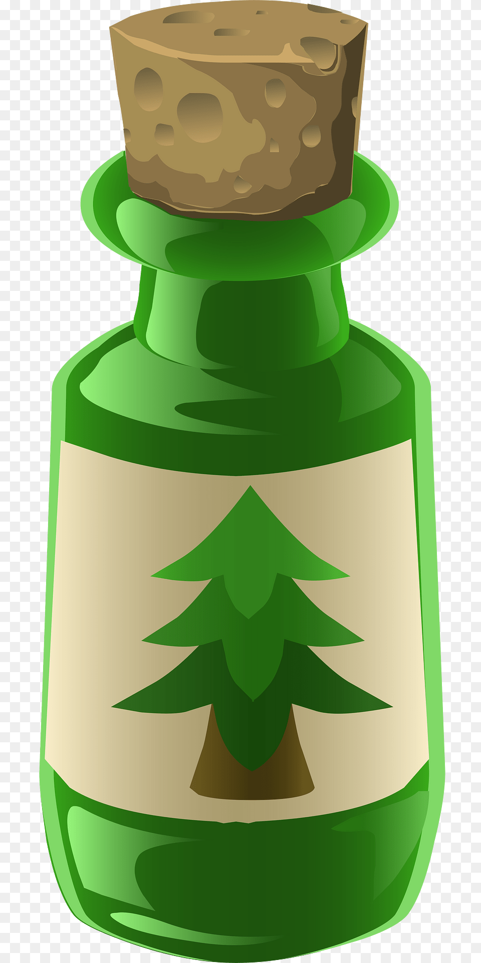 Green Poison Flask Clipart, Herbal, Herbs, Plant, Bottle Png Image