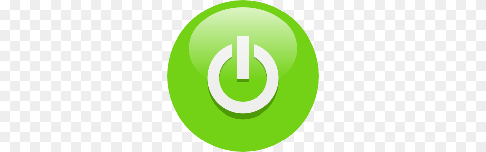 Green Power Button Clip Art, Symbol, Text, Disk, Logo Free Png